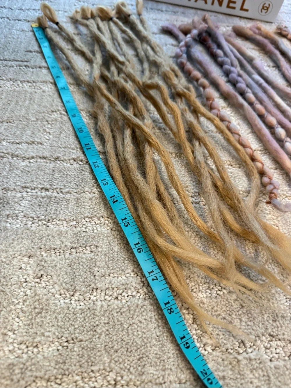 Free People Blonde & Pastel Braided Hair Extensions